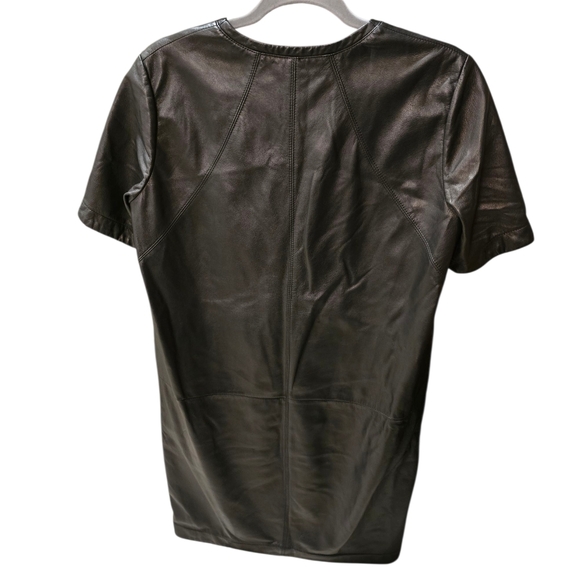 Helmut Lang Leather Shift Dress - Picture 4 of 6